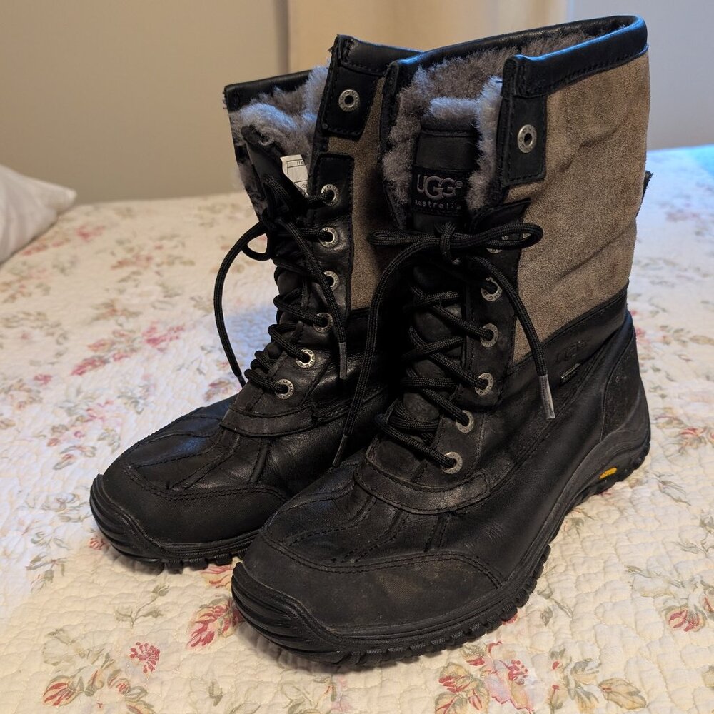 UGG Leather Combat Winter Boots (8)